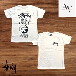 Estilo reformulado da Stussy Nossas camisetas lega..