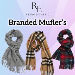 Mix Branded Muflers (Burberry, Polo & Other Brands..