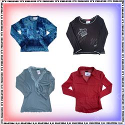 Mesh It Up- Y2K Full Sleeve Mesh Tops Mi..