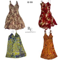 Vestidos de Verano Floral Y2K Mix (RE-1519)
