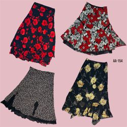 Y2K Gothic Floral Summer Skirts (AA-154)