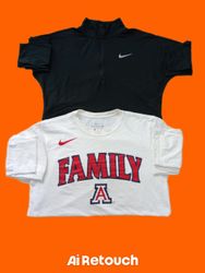 Mens nike t shirts and short zip