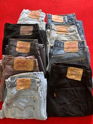 Levi's Mix Code Paper Tag Jeans 501 e outros