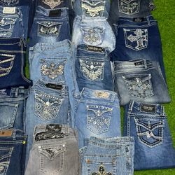 Miss Me Stil Flare Bootcut Damenjeans