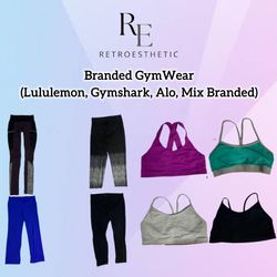 Roupas de Academia de Marca (Lululemon, Gymshark, ..