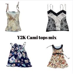Y2K Italian Summer Cute Cami Tops Mix (01)
