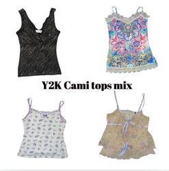 Y2K Italian Summer Cute Cami Tops Mix (04)