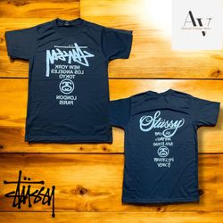 Stussy rework stile maglietta blackout del tour mo..