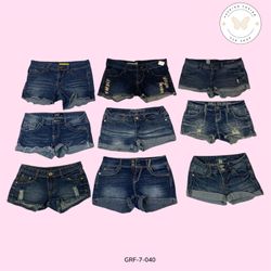 Retro Rebel | Y2K Mini Denim Shorts (GRV-7-040)