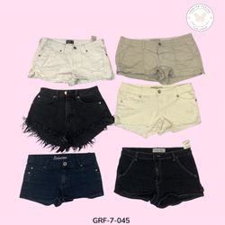 It-Girl Energie | Vintage Y2K Mikro Shorts (GRF-7-..
