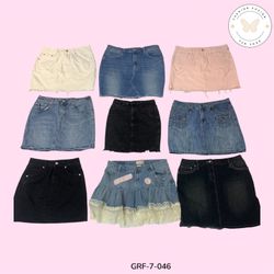 Vintage Bratz Energie | Y2K Low-Rise Minirock (GRF..