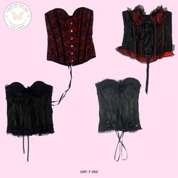 Romantic Rebel | Lace-Up Y2K Corset for Softcore B..