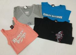 CR4430 Harley Davidson Ladies Mix Printed Tank Top..