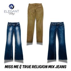 Miss Me & True Religion Mix Jeans