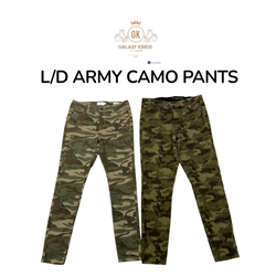Calças Skinny Camuflagem L/D Army