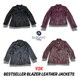 Y2k BestSeller Blazer Leather Jackets - EV0077