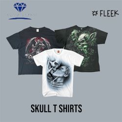 Camiseta com Estampa de Caveira (Dv-7- 91)