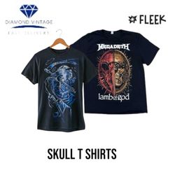 Camiseta com estampa de caveira (DV -7- 89)