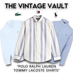 Polo Ralph Lauren Tommy Lacoste Shirts