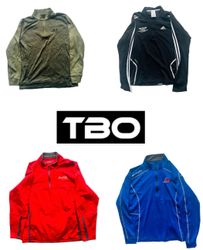 Mix branded half zipper