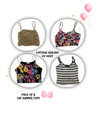 Y2k vintage summer tops (VR-0023)