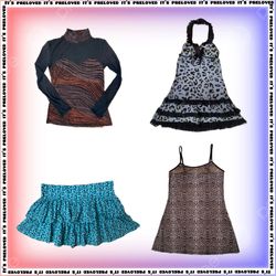 Jungle Fever- Animal Print Y2K Tops, Dresses, Skir..