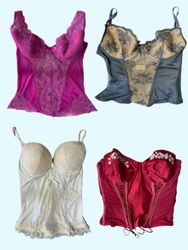 Vintage Y2K Babydoll Top Set – Weiche Mädchen Vibe..