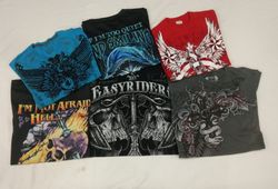 CR4521 Camisetas de Manga Corta para Hombre con Es..