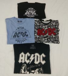 CR4523 Camisetas de música vintage de AC DC