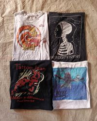 vintage music, band ,rock t shirts