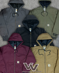 Jaqueta com capuz estilo rework da Carhartt #08