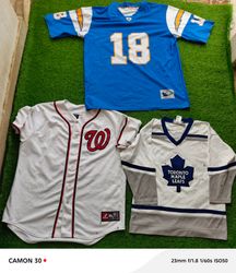 NFL, NHL, NBA, MLB, Jersey