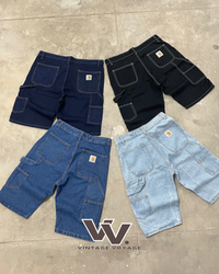 Shorts en denim style rework Carhartt #08