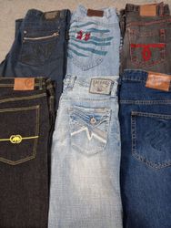 HD1039 Men Baggy Hiphop Jeans