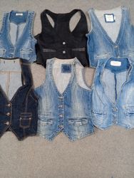 HD1047 Ladies Y2K Denim Vest