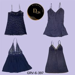 Blaue bedruckte Schlafkleid – Verspielt, weich & Y..