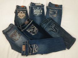 IQ0297 Y2K Retro Schlagjeans
