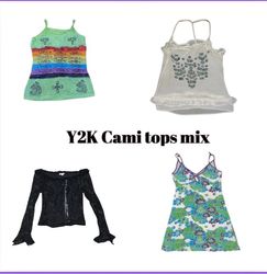 Y2K Italian Summer Cute Cami Tops Mix (06)