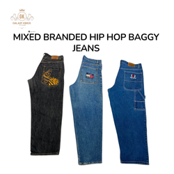 Jeans Beggy Hip Hop a marchi misti