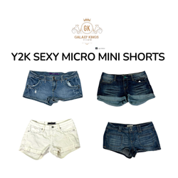 Y2k Micro Mini Pantaloni Sexy