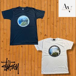 Stussy rework style Coastline tee