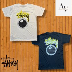 Stussy rework style 8ball international tee