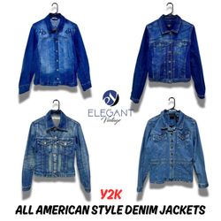 Y2K All American Style Denimjacken - EV0105