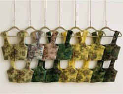 Upcycled Tapestry Corset Tops