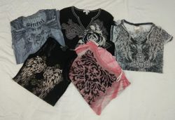 IQ0299 Y2K estilo Streetwear camisetas para bebé  ..