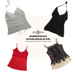 Y2K été italien mignon hauts cami mix (EWC400)