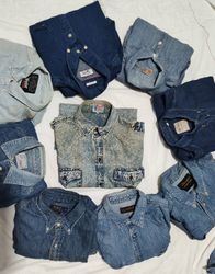 Camisas de marcas mixtas Levi's, Wrangler, Polo Ra..