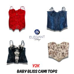 Y2K Baby Bliss Cami Tops - EV0684