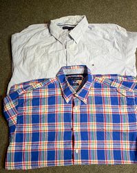 Camisas de algodón para hombres Tommy Holfiger