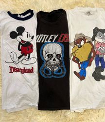 プリントカートゥーンTシャツ